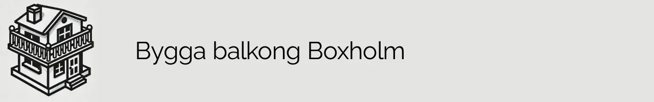 Bygga balkong Boxholm